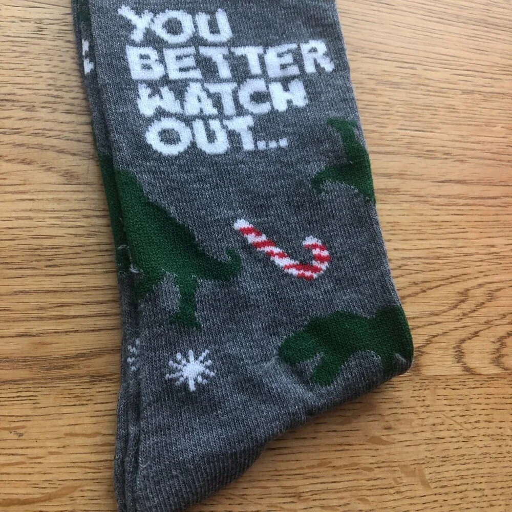 Jurassic Park Christmas Socks Stocking Stuffer NWT